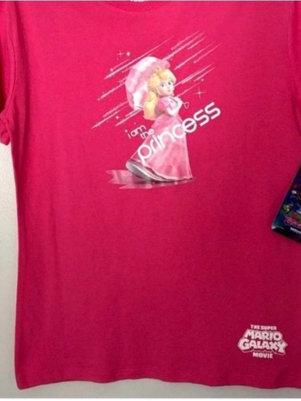 Nintendo Girls Princess Peach Pink Pajama Top